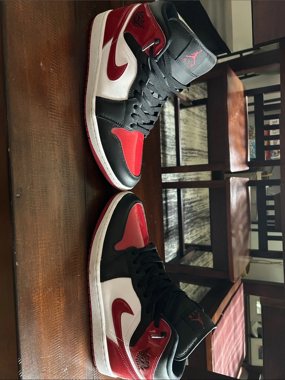 Jordan Retro High Top Sneaker - Black/Red/White